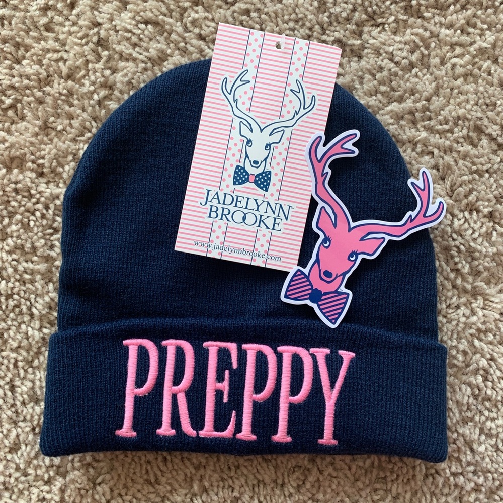 JADELYNN BROOKE PREPPY BEANIE!